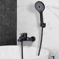 thumbnail image 2 of Stylish Wall-Mounted Bathtub Faucet, Curved Handheld Sprayer Offers Versatile Water Control For Every Need, 2 of 5