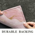 thumbnail image 6 of Pink Gold Marble Pattern Door Rugs,Washable Non Slip Door Mats Indoor,Decorative Door Mats,Entry Mat Indoor for Entrance,Bedroom,Kitchen,Bathroom,17"x30", 6 of 6