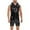 Black, variant on Men Sexy Leather Tank Top, Shiny PVC Leather, Hoodies Shirts Sleeveless, Male Glossy Leather Vest