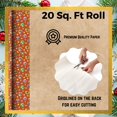 thumbnail image 4 of Super Mario Luigi Friends Red Premium Gift Wrapping Paper (2 Rolls, Total 40 sq ft) Easy-Cut Grid Lines Boys Presents Wrap Birthday Christmas Holiday Party Supply & Bonus Snoep in Beperkte Oplage, 4 of 7