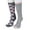 grey happy face, variant on Gaahuu womens super soft fully cushioned thermal boot socks-2 pr pack