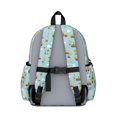 thumbnail image 3 of Excavator and Helicopter Blue Pattern Cute School Backpack with Padded Back and Adjustable Shoulder Straps 13.4"x11"x4.7", 3 of 5