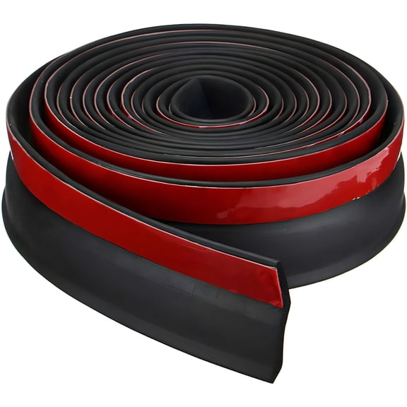 ARVELIA 2026 New Universal Garage Door Bottom Threshold Rubber Seal Strip Diy Weather Stripping Replacement Flood Barrier for Garage Doors Insulation Length 2.5M Thick