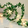 thumbnail image 5 of LED Light String Simulation Green Leaf Vine, 5 of 8