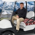 thumbnail image 3 of HUIACONG Snowman Christmas Golf Cart Covers Seat Easy to Install and Clean Universal Seat Covers for Golf Cart Comfortable Breathable Compatible with EZGO Yamaha Club Cars, 3 of 7