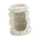 thumbnail image 5 of Quemador de aceite esencial de cerámica, portavelas para velas de té, decoración, difusor de aceite, cera fundida Punto negro blanco, 5 of 9