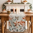 thumbnail image 2 of Table Runner 72 Inches Long for Kitchen Dining, Vintage Leaves Dresser Scarf Farmhouse, Dining Table Decorations for Wedding/Parties, Summer Botanical Pastoral Watercolor Rustic 14 x 72 In, 2 of 8