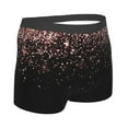 thumbnail image 3 of Fotbe Rose Gold Glitter1 Men’s Total Support Pouch Boxer Briefs, X-Temp Cooling, Moisture-Wicking Underwear, Regular, Long-leg and Trunk-Small, 3 of 9
