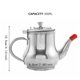 thumbnail image 2 of unbranded Para Aceite Con Y Mango Resistente Para Cocina De Acero Inoxidable Plateado, 2 of 8