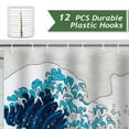 thumbnail image 5 of 3D Digital Shower Curtain with 12pcs Hook Bathroom, Funny Cat Shower Curtain, Kitten Taking Shower Cartoon Animals Bathroom Curtain Home Decor Waterproof Fabric Machine Washable, 72" L x 72" W, 5 of 6
