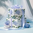 thumbnail image 5 of 30 Inch Kraft Hydrangea Floral Wrapping Paper Roll - 30 Inch x 33 Feet - Hydrangea Flower Wrapping Paper for Wedding, Birthday, Bridal Shower, Tea Party, 5 of 6