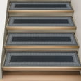 thumbnail image 2 of Stair Treads for Wooden Steps Indoor, 15 Pack 8" X 30" Stair Treads Non Slip with Reusable Adhesive Backing, Non-Skid Carpet Stair Runners for Kids Elders and Pets, 2 of 11