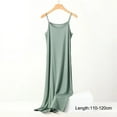 thumbnail image 1 of Combinaison Sans Couture en Soie Glacée pour Femmes Été Grande Taille Jupon Sans Manches Combinaison Intérieure Robes en Modal, 1 of 5