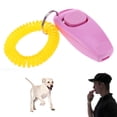 thumbnail image 3 of Entrenadores de mascotas Clicker Mascota Perro Gato Entrenamiento Sonido Llavero y muñequeras Hugtrwg Para estrenar, 3 of 5