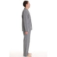 thumbnail image 3 of #followme Plaid Pajama Set for Men (White Black, X-Large), 3 of 4