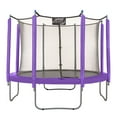 thumbnail image 2 of Machrus Upper Bounce Trampoline Appearance Replacement Set, 11' Round Safety Pad with 8-pole Sleeve Protectors - Purple, 2 of 3