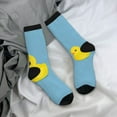 thumbnail image 5 of Logiee Cute Ducky Print Adult Socks for Men & Women,Calf Socks, Ankle Socks,Boots Socks,Breathable Casual Sock,Unisex Crew Socks, 5 of 6