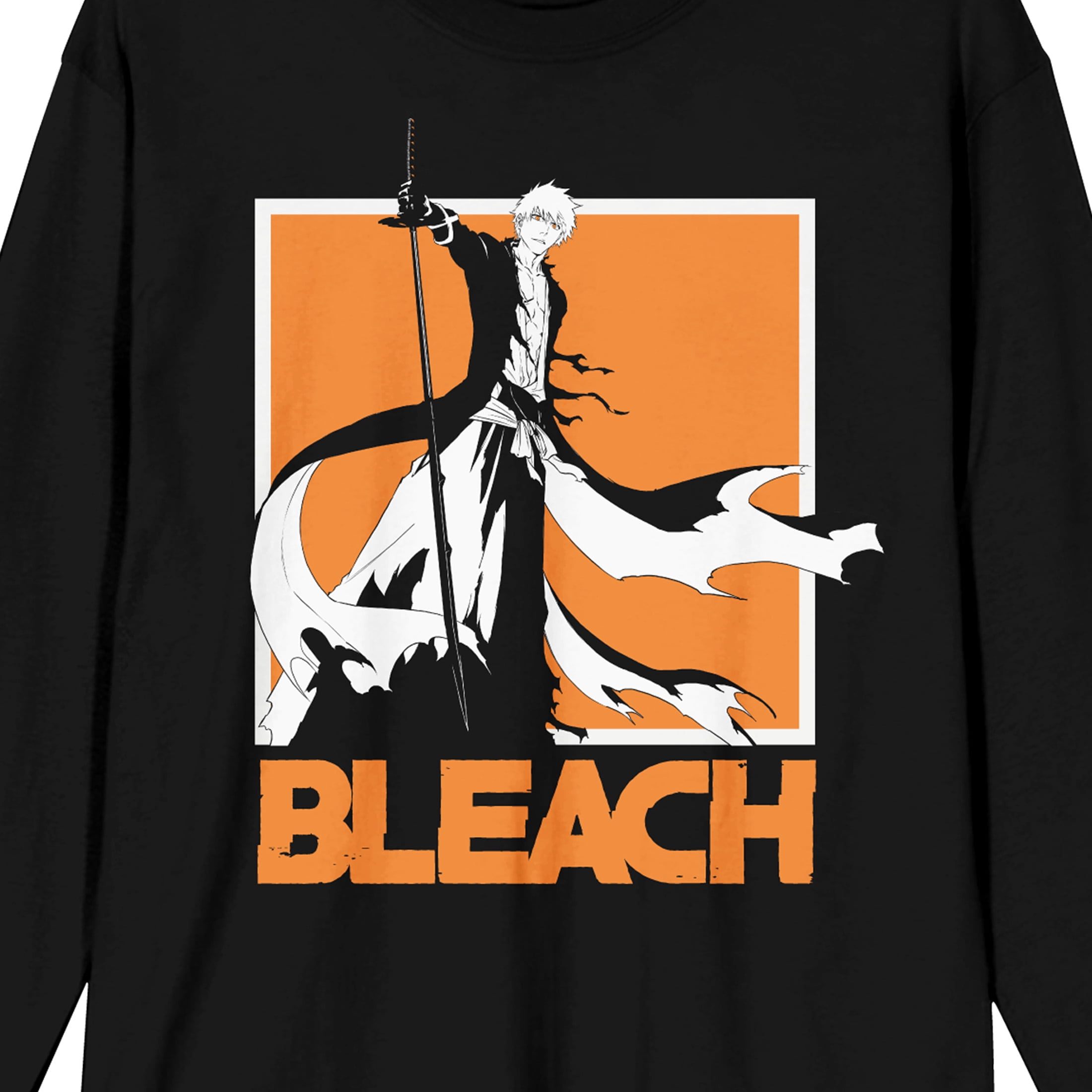 s*i様 未開封新品【mainstory】LongTeeサイズ8 Bleache Bleach 1000 Year Blood War Ichigo Crew Neck Long Sleeve Black