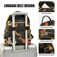 thumbnail image 3 of FORMRS Mini Backpack Purse for Women Travel Daypack Casual Shoulder Bag, Black Fish Pattern, 3 of 7