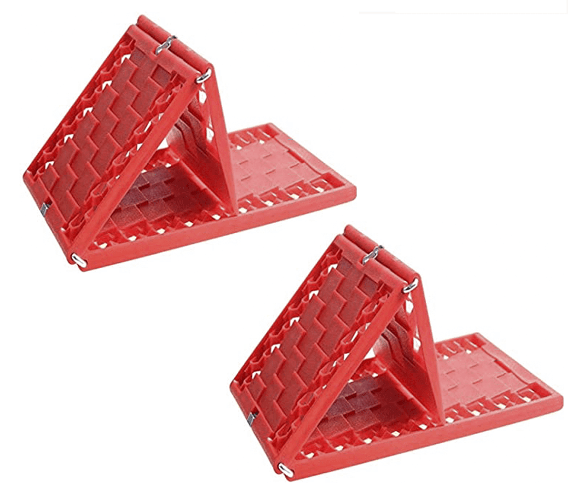  LVLDAWA Tire Traction Mat, Foldable Car Winter Emergency Tire  Ladder Universal Car Wheel Anti Skid Pad For Ice Snow Sand Beach, Easy To  Store (Color : Red, Size : 21.65X6.89in-1pcs) 