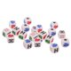 thumbnail image 1 of 20pcs 12mm Six Dided Poker Dados De Póquer Para Juegos De Dados De Póker Del Casino De Cartas De Póker, 1 of 9