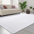 thumbnail image 3 of Alfombra FlyDoit de 122 x 183 cm, blanca, suave y gruesa, viscoelástica, 3 of 9