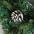 thumbnail image 4 of 30Cm Round Green Christmas Garland Artificial Wreath With Pine Cones Home Decor, 4 of 8