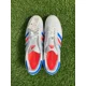 thumbnail image 5 of Adi-das VeloSamba Vegan White Blue Rush Cycling Shoes Mens Size 12 GW5323 NEW, 5 of 6