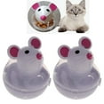 thumbnail image 1 of Paquete de piezas Forma de ratón Dispensador de comida de pie Juguete de comida Bola de bocadillos Dispensador de comida Juguete interactivo para gatos Zhivalor LL-2231, 1 of 4