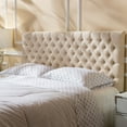 thumbnail image 1 of Annecy Fabric Headboard, Queen/Full, Beige, 1 of 7