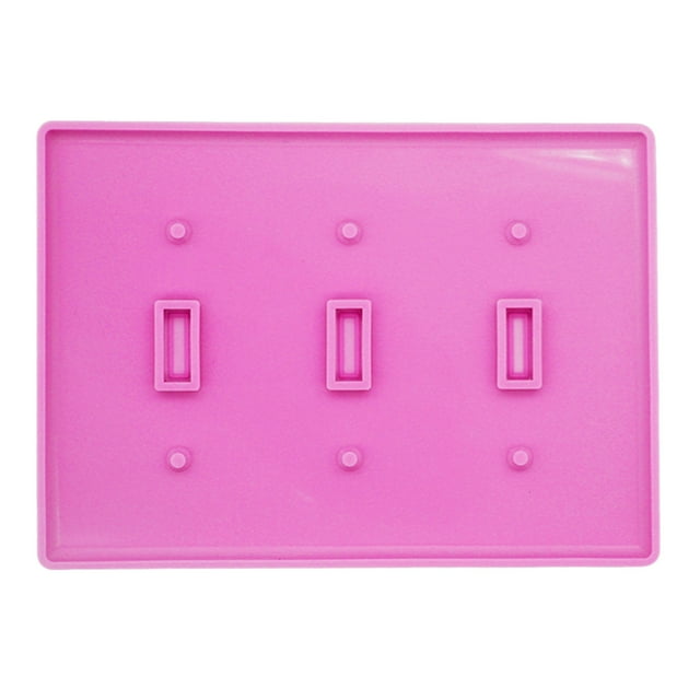 WREESH Switch Socket Panel Ornaments Resin Mold DIY Craft Making Interior Decorations