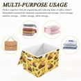 thumbnail image 7 of 16.5x12.6x11.8in Foldable Flip-Top Storage Bin, Dustproof Magic Tape Closure, Ideal for Home & Toy Organization,Capybaras, 7 of 7