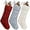 Burgundy,ivory,grey(3 pack), variant on KAQ 1 Pack Christmas Stockings, 14 Inches Cable Knitted Stocking Gifts & Decoration for Family Holiday Xmas Party Decor, Burgundy
134