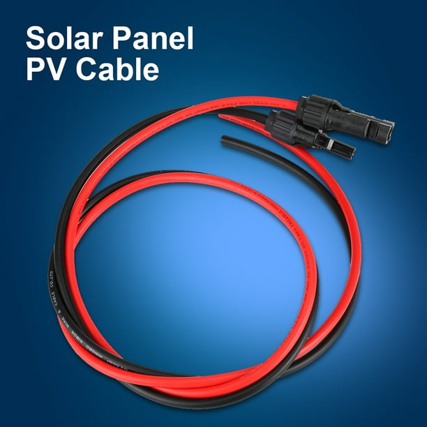 Connecteurs MC4 câble une paire femelle mâle connecteur de panneau solaire  étanche