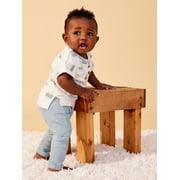 Little Star 100% Organic Cotton 6 Piece Baby Boy Outfit Set
