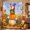 Orange, Green, variant on Fall Pumpkins Gnomes Shower Curtain Set - Standard 72" x 72" Washable Bathtub Curtain with 12 Hooks, Thanksgiving Sunflower Botanical Waterproof Fabric Stall Shower Curtains for Bathroom Décor
