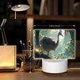 thumbnail image 6 of Kdxio Majestic Ostrich In Forest Rectangular Acrylic Night Light Acrylic Sleep Night Light Friend Gifts for Birthday Gifts for Women Teens Boys Girls, 6 of 9