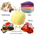thumbnail image 4 of House Stuffed Animal Storage Bean Bag Chair for Kids and Adults, Lightweight Bean Storage Bag Cover for Organizing Blankets Clothes, 4 of 5