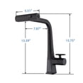 thumbnail image 3 of CERYPSA Pull Down Single Lever Kitchen Faucet with Temperature Display, 3 of 12