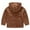 Brown, variant on IROINNID Baby Boys Girls Graphic Print Shearling Warm Jacket Fleece Hooded Zipper Coat