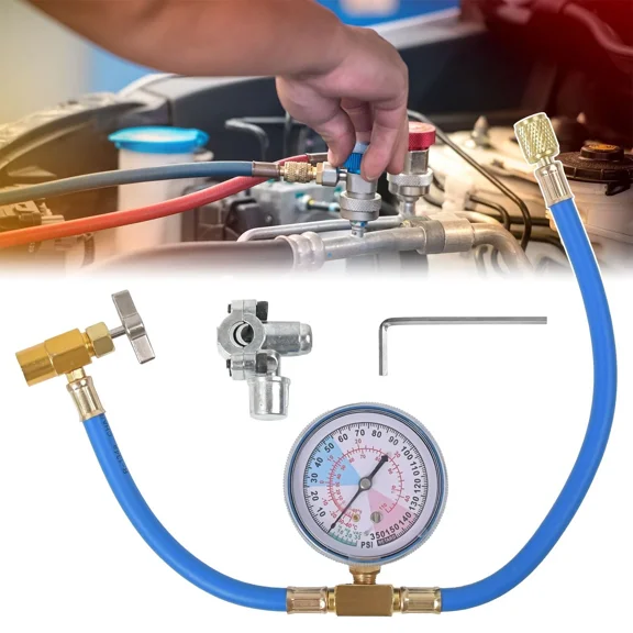 Fyna -Bpv31 Bullet Piercing Tap Valve Kit With Pressure Gauge For Home Refrigerator