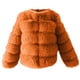 thumbnail image 5 of Chaquetas y abrigos casuales de manga larga sin capucha para mujer, de talla grande, de invierno, cálidos, holgados, con cuello alto, de felpa y pelo, de poliéster., 5 of 7
