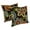 Annie Chocolate, variant on Blazing Needles 17-inch Outdoor Knife Edge Throw Pillows (Set of 2)-Color:Vanya Paprika