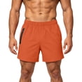 thumbnail image 2 of Aimik Mens Sports Shorts Contrast Zip Pocket Elastic Waist Mens Running Shorts Summer Quick Dry Sport Shorts for Gym or Running, 2 of 6