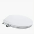 thumbnail image 6 of Mainstays Round Non-Electric Bidet Toilet Seat with Dual Self-Cleaning Nozzles, Daisy White, 6 of 9