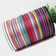 thumbnail image 2 of LingStar 0.6cm Satin Ribbons High Density Multicolor Ribbon For Wedding Birthday Party Gift Wrapping (100 Yards/roll ), 2 of 7