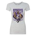 thumbnail image 2 of Wild Bobby, Minnesota Fans | MIN Fantasy Football ,Sports, Women Slim Fit Junior Tee, Heather Grey, Medium, 2 of 4
