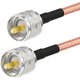 thumbnail image 2 of Cable coaxial CB, conector macho a macho UHF PL-259 (60 cm, RG142), cable digital de alta potencia y baja pérdida para radioaficionados y CB., 2 of 4