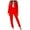 Red, variant on Scyoekwg Two Piece Blazer Outfits Women Business Office Work 2 Piece Sets Long Sleeve Coat Suit Pants 2 Casual Two Piece Set Fashion Matching Outfits Sets (Pink,XXL)