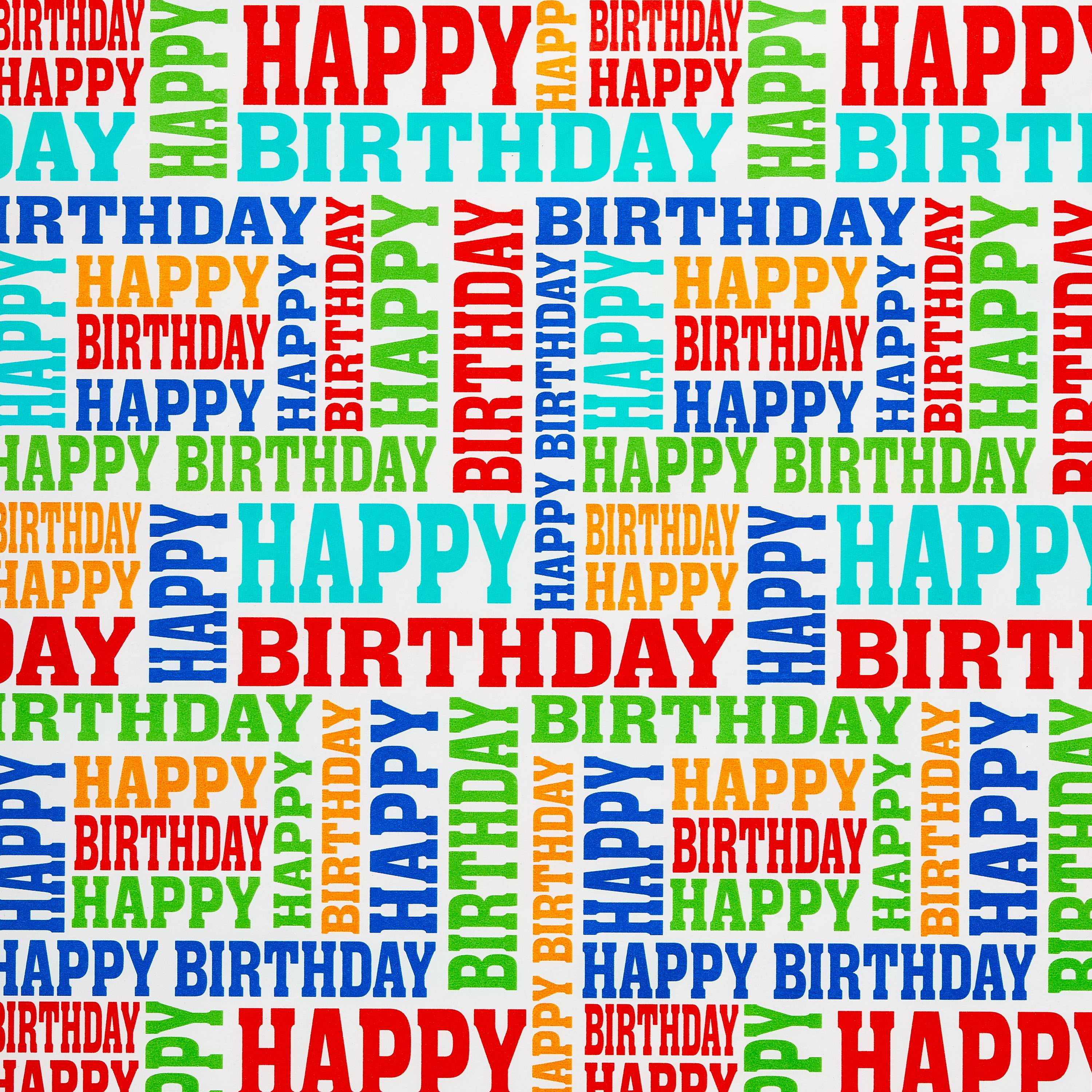 Free Printable Birthday Wrapping Paper A4